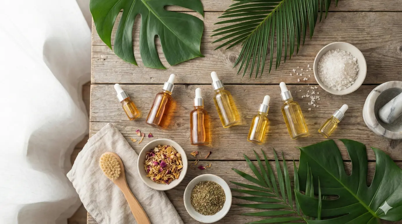 Natural spa ingredients Bali